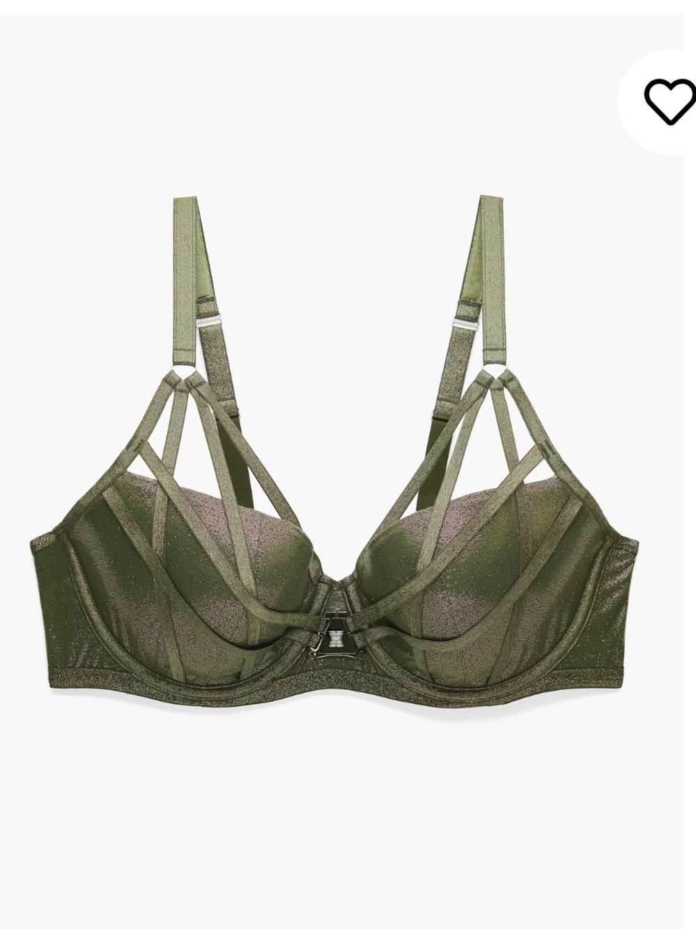 Going platinum caged bralette Savage X Fenty